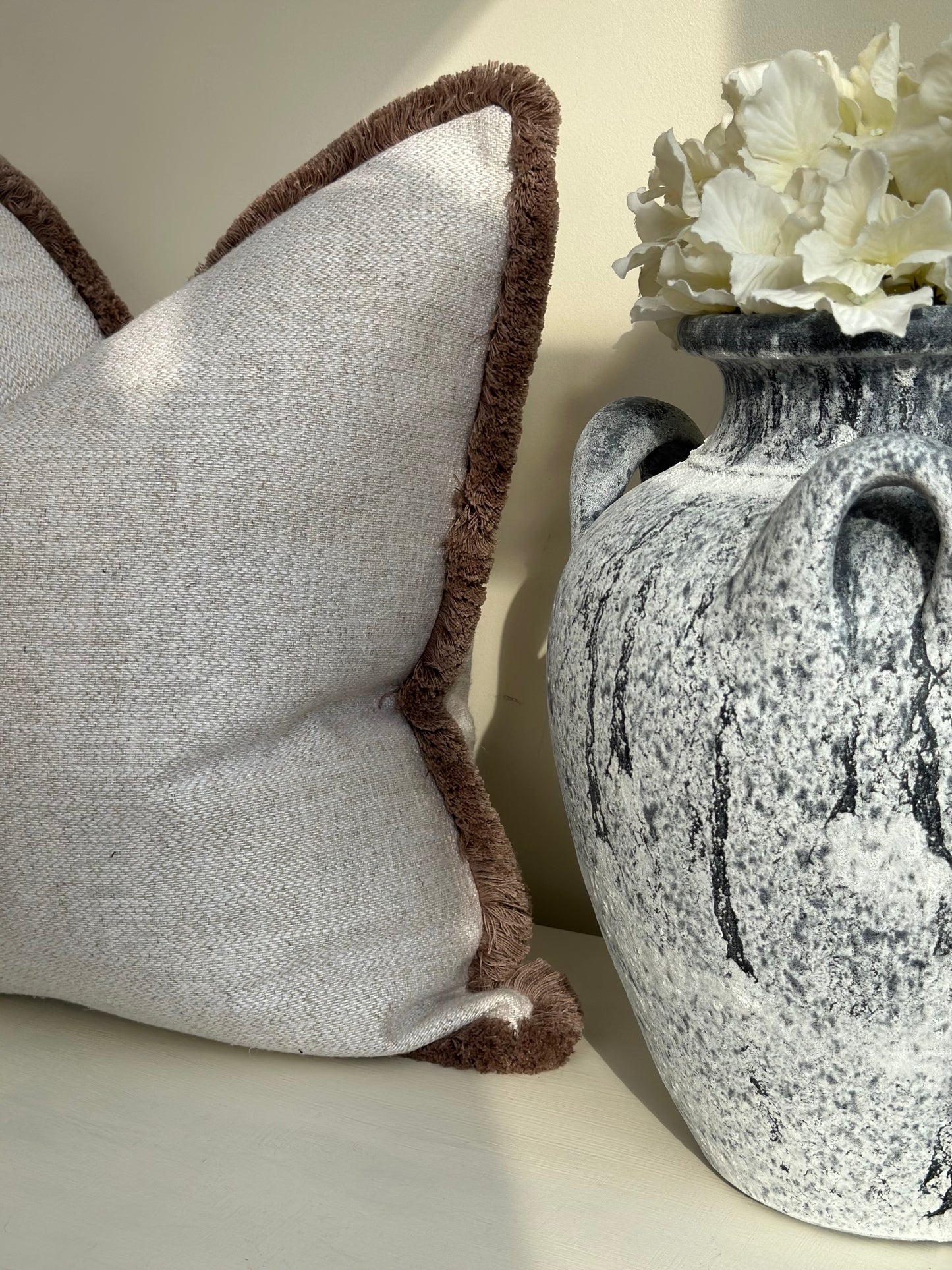 Cotswold Fringed Cushion Cover - Limited Stock