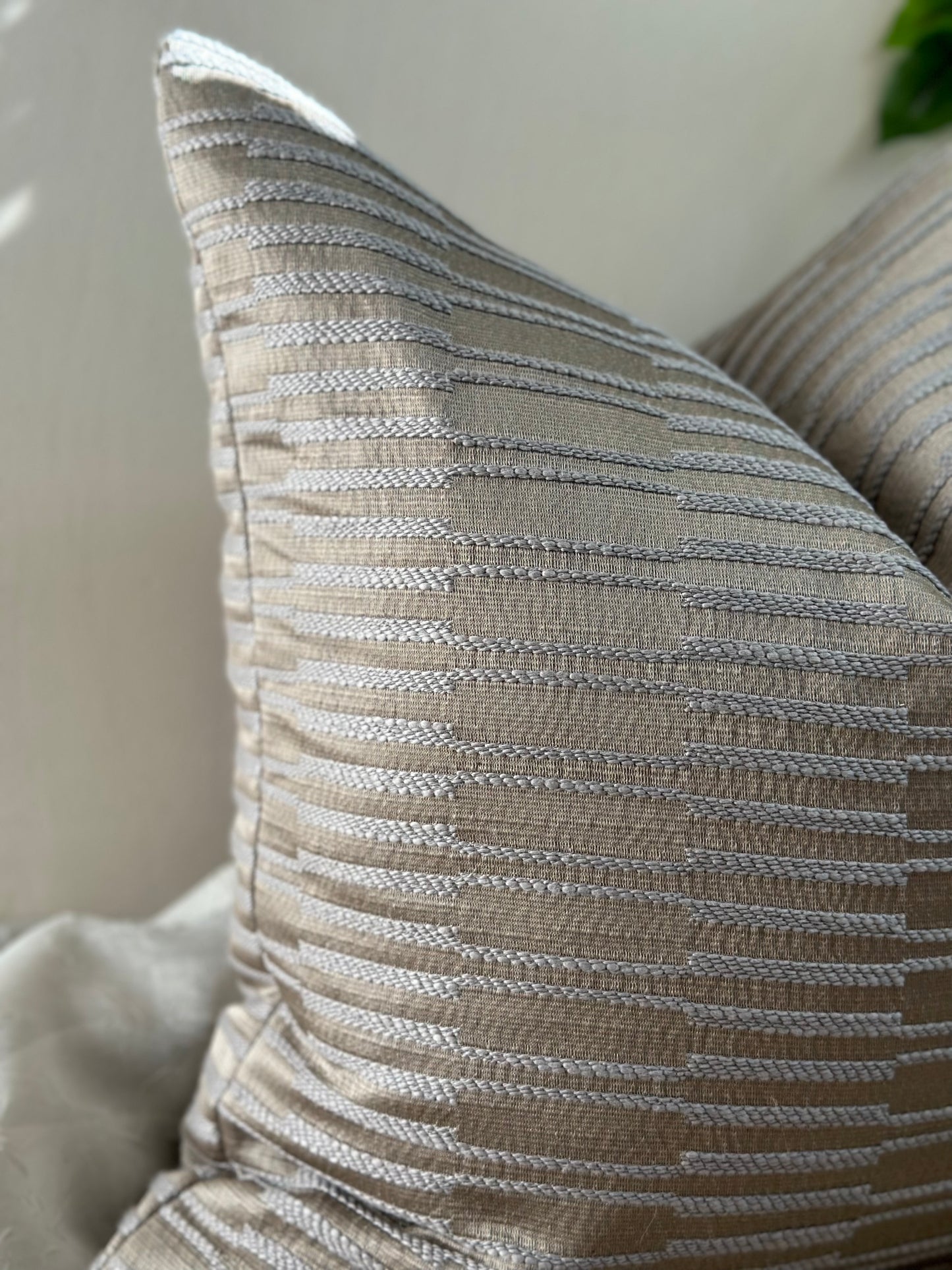 textured luxury cushion