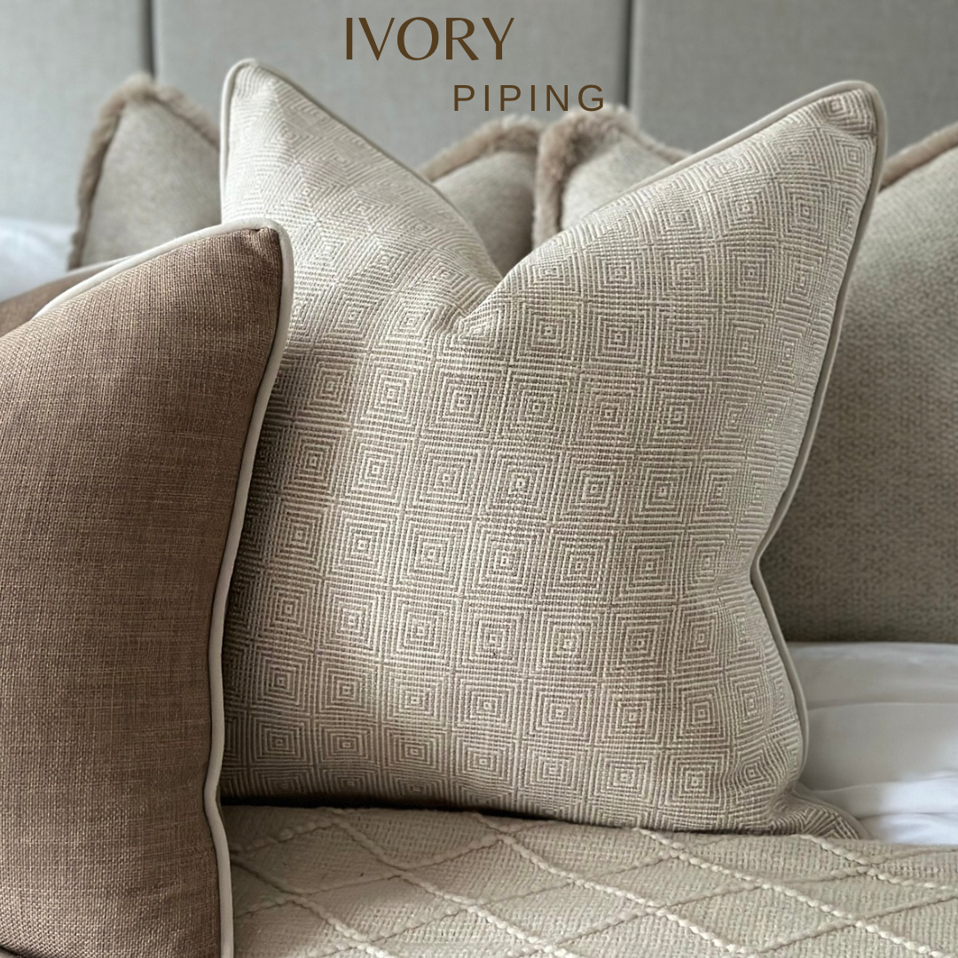 NEW ENGLAND NATURAL | Piped Cushion