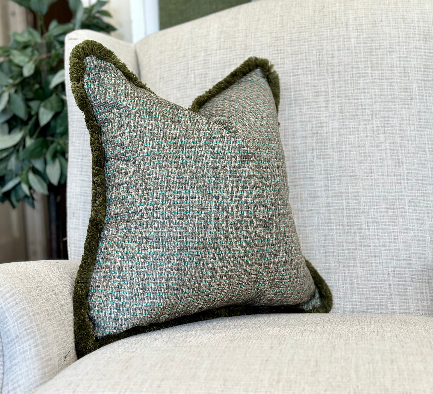HUNTER | Fringed Cushion