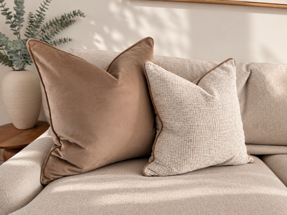 BEIGE TAUPE | Velvet Cushion