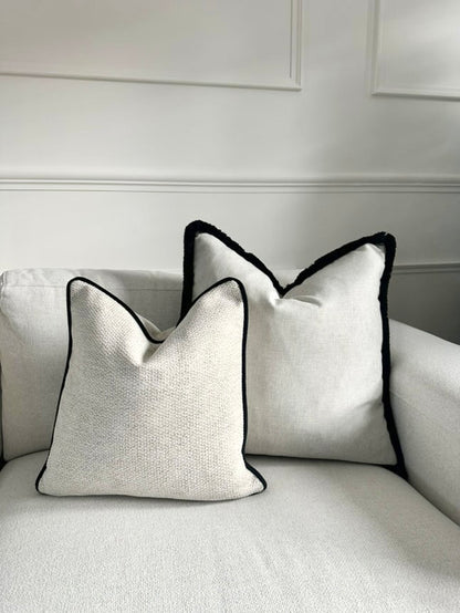 HADLEY | Natural Fringed Cushion