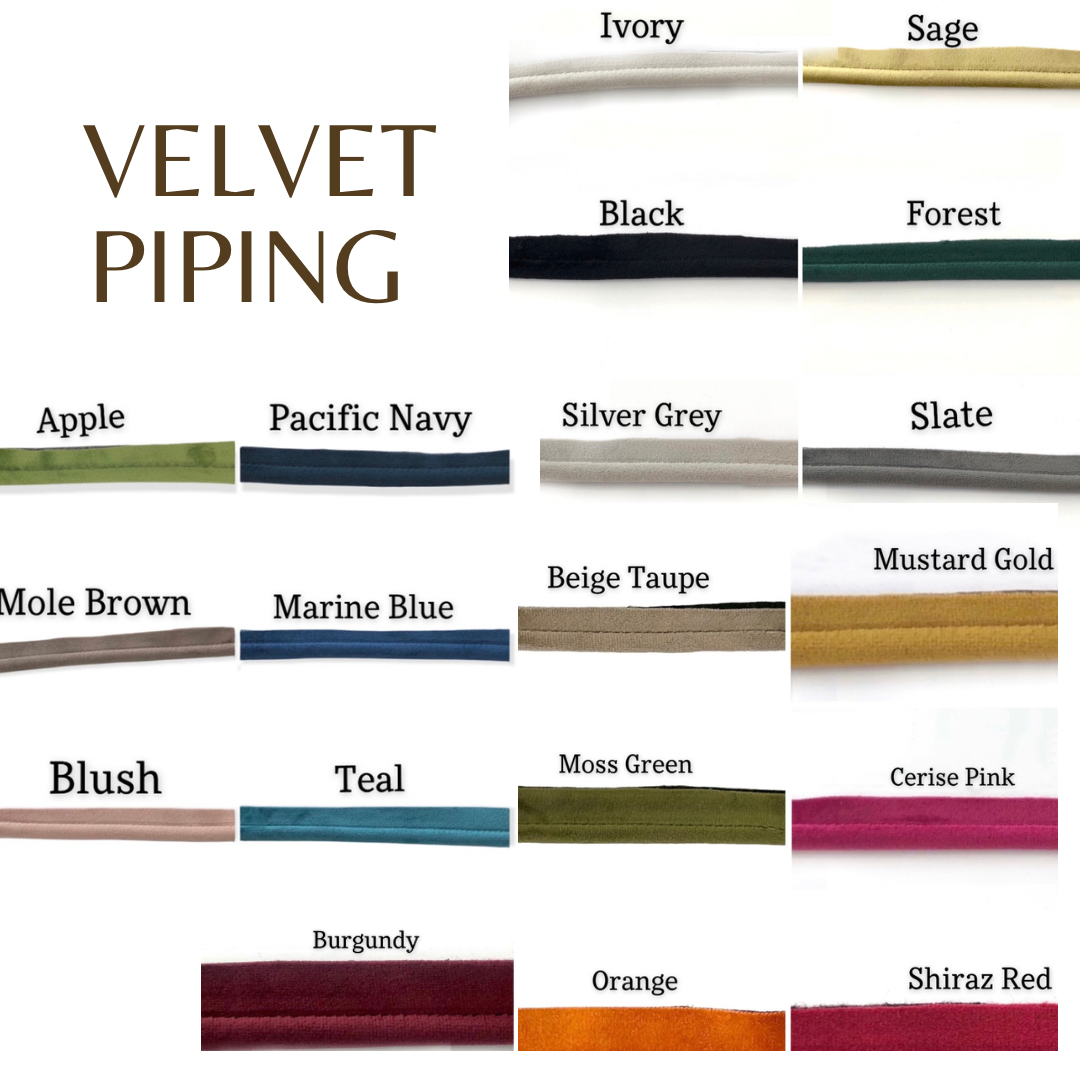 BRAMLEY | Fringe or Piped Cushion
