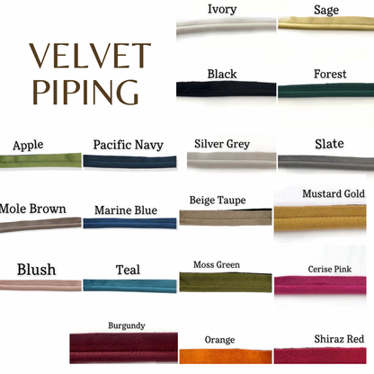 BRAMLEY | Fringe or Piped Cushion