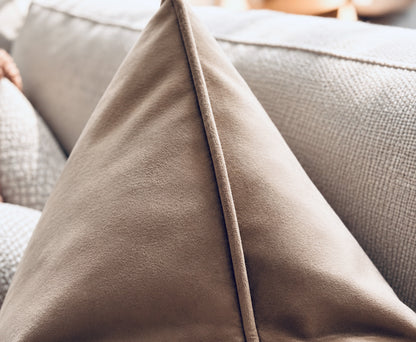 BEIGE TAUPE | Velvet Cushion